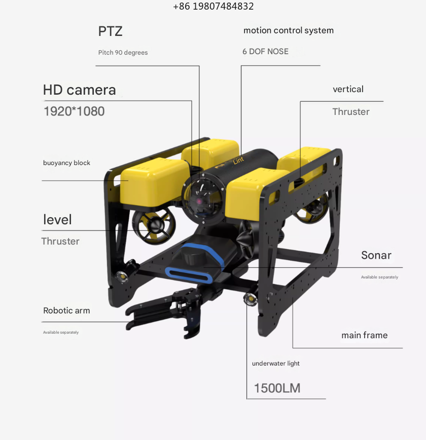 Heavy Equipment Engineering - 水中エンジニアリング作業および検出装置。 プロ仕様カスタマイズ水中ロボット：30kgヘビーデューティー業務用グレード