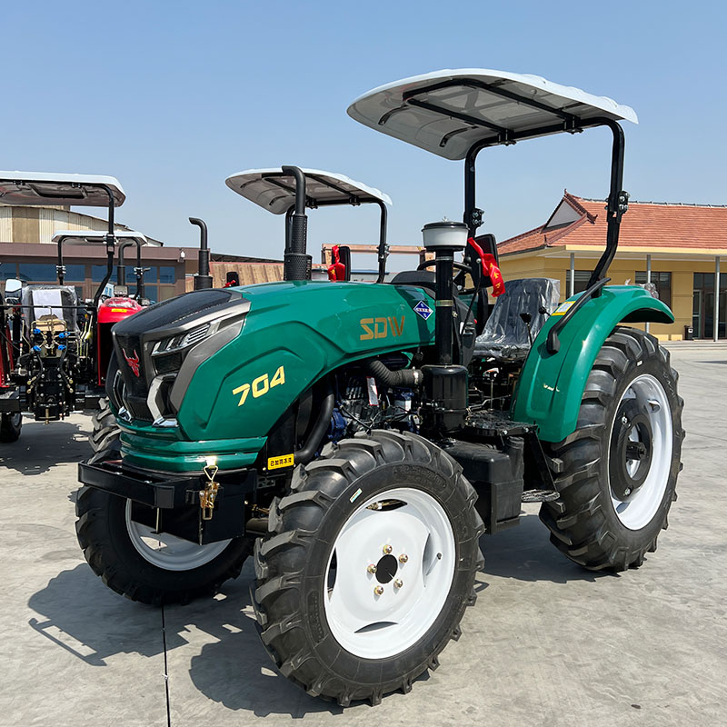 Tractor Backhoe - 工場直販 70馬力 4WD 農業用ホイールファームトラクター フロントエンドローダー バックホー