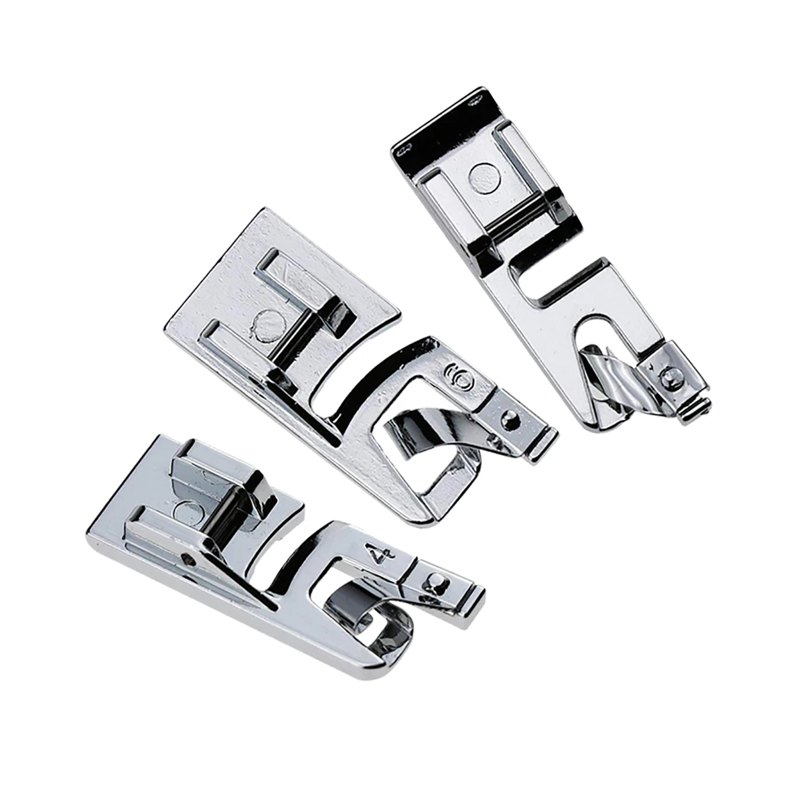 Heavy Equipment Parts - 3個セット 3mm 4mm 6mm ナローロールヘム押さえ金具セット ローシャンクスナップオンシンガー、ブラザー、ジャノメミシン用アクセサリー