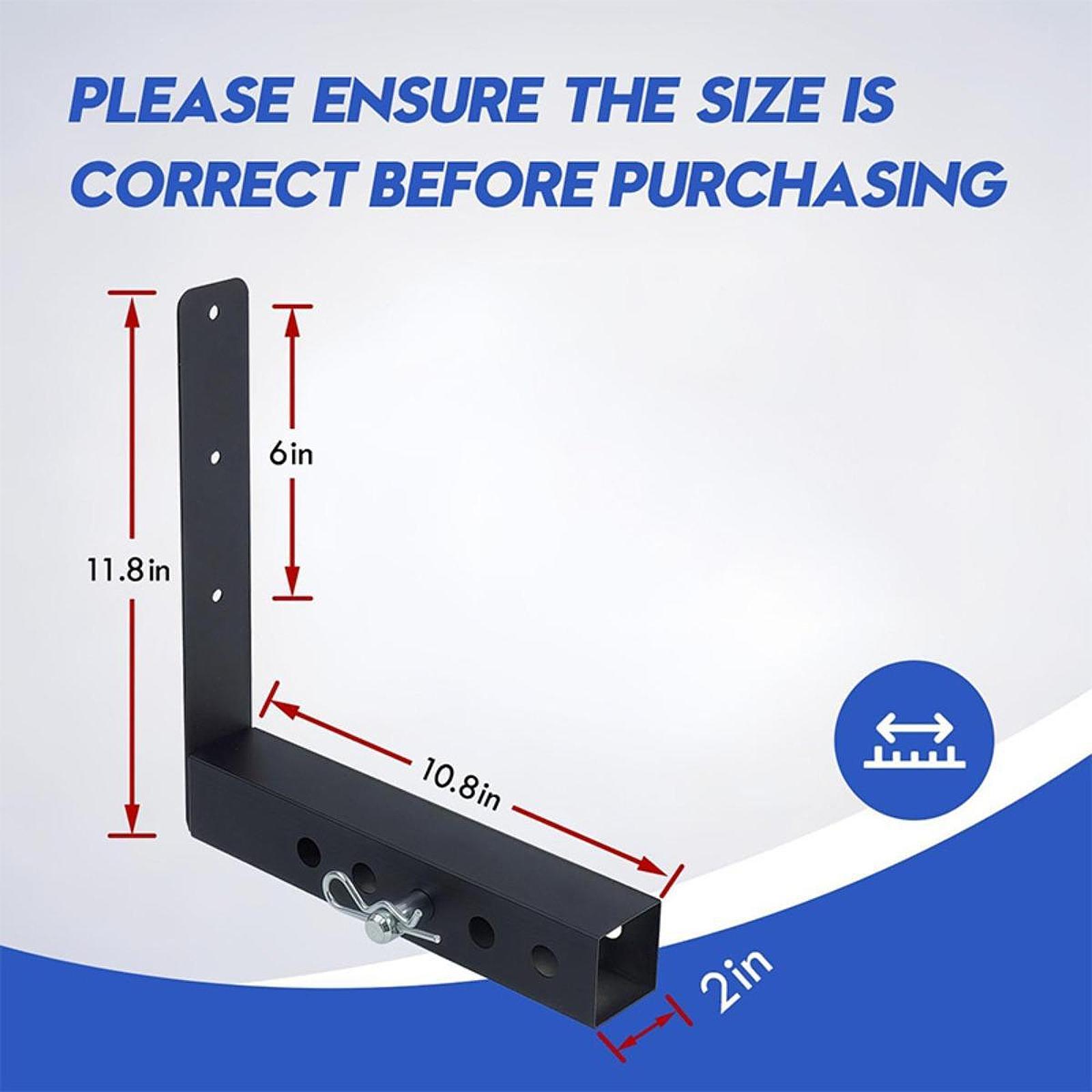 Heavy Equipment Sign - 低速移動用ブラケット金具、頑丈なプロ仕様の安定した機器用サイン取り付けブラケット（UTV用）