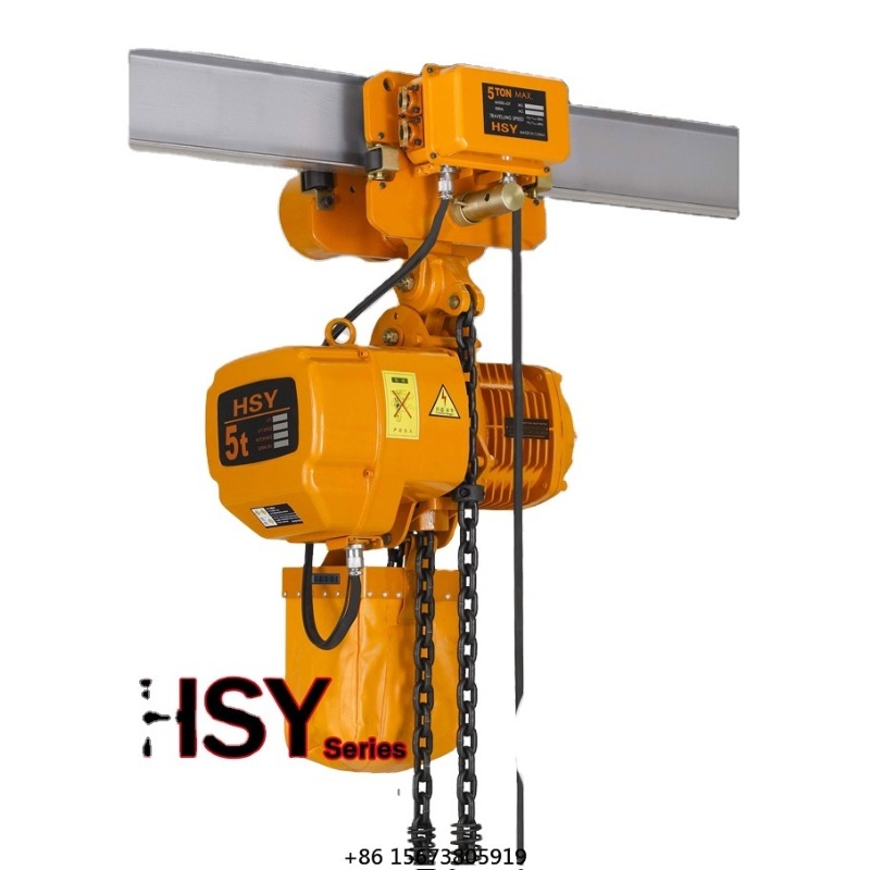Electric Chain Hoist - 200kg 1000kg フィリピン価格 シリンダー式Atexクレーン 電動チェーンホイスト（トロリー付き）