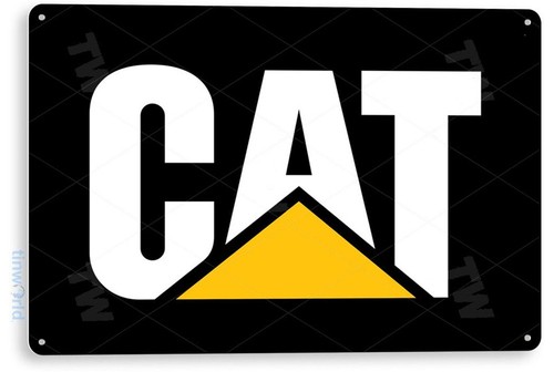 Heavy Equipment Sign - TIN SIGN CAT メカニック パワーツール 重機