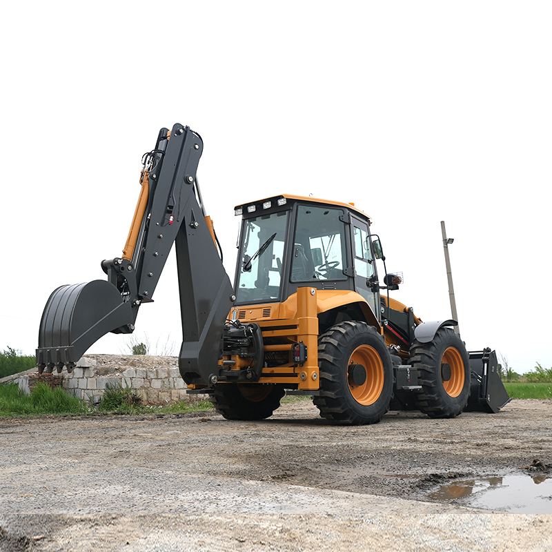 高速配送 多速度制御パネル付きバックホー 中国製ローダー テ - Tractor Backhoe のレビューと価格