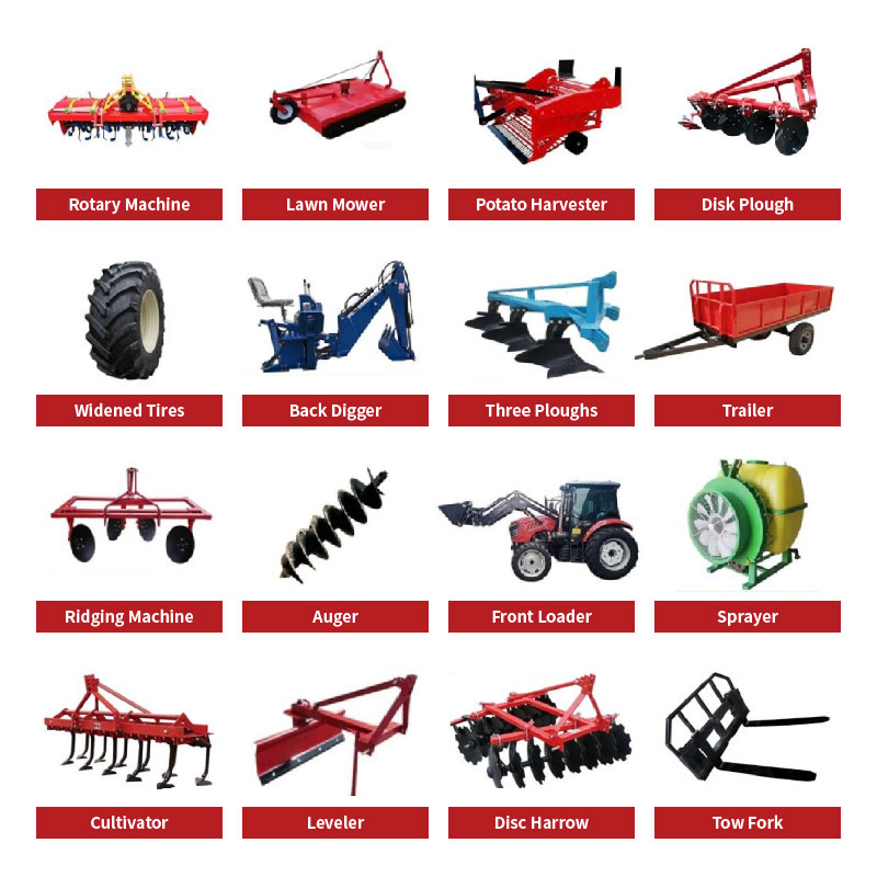 50馬力の小型トラクター、4WD農用トラクター、フロントエン - Tractor Backhoe のレビューと価格