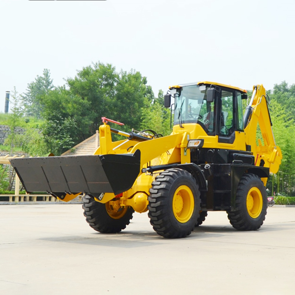 4WDバックホーローダー トラクター 油圧ホイールローダー  - Tractor Backhoe のレビューと価格