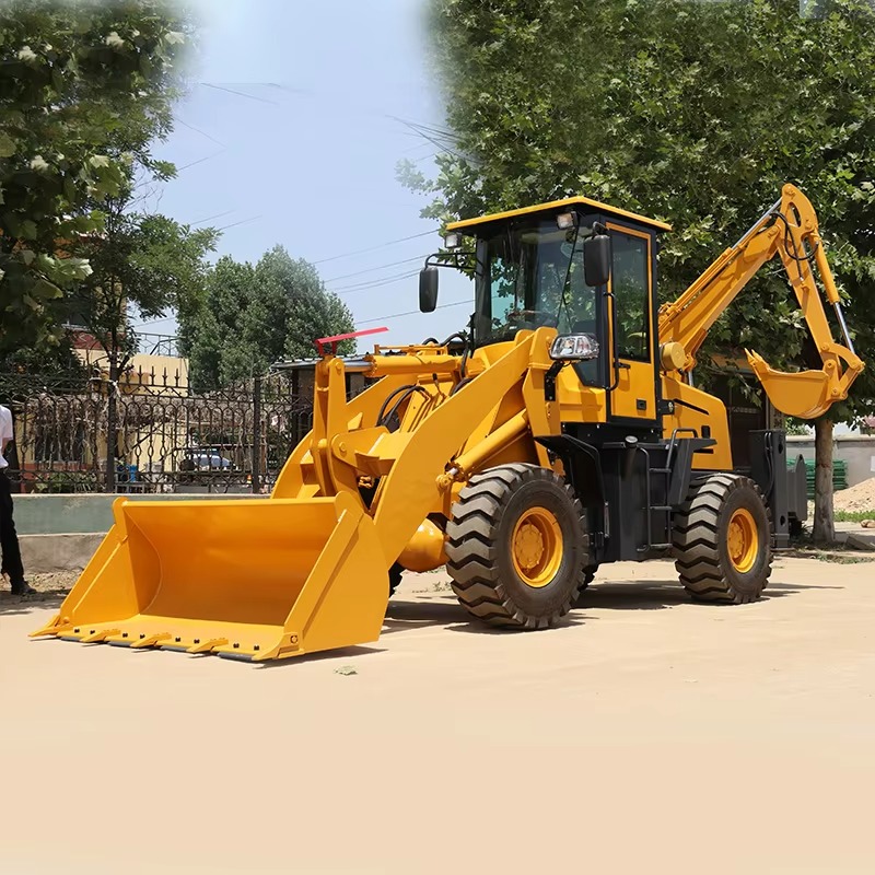 1トン バックホーローダー 4x4 掘削機トラクター フロン - Tractor Backhoe のレビューと価格