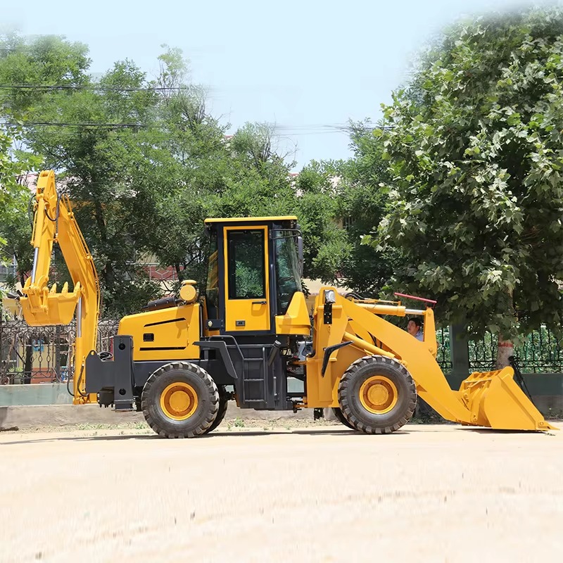 1トン バックホーローダー 4x4 掘削機トラクター フロン - Tractor Backhoe のレビューと価格