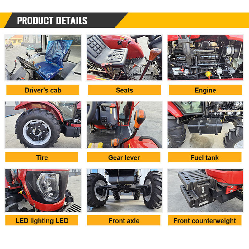 工場直販 70馬力 4WD 農業用ホイールファームトラクター - Tractor Backhoe のレビューと価格