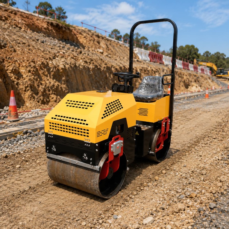 ダブルドラム振動式ロードローラーコンパクタヘビーデューティー - Heavy Equipment Engine のレビューと価格