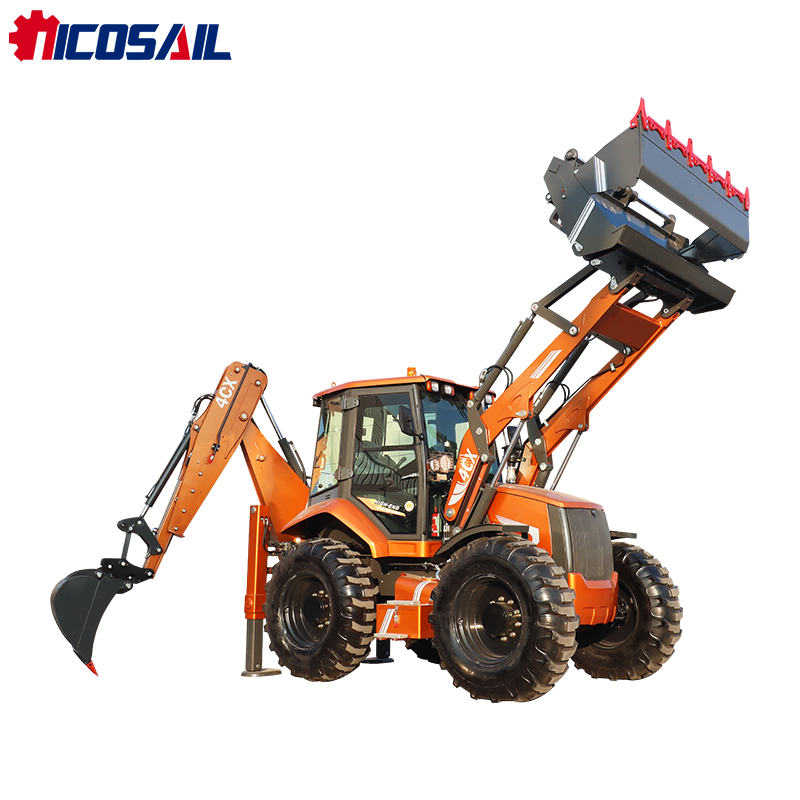 4CXバックホーローダー、ユーチャイ4108ターボチャージャ - Tractor Backhoe のレビューと価格