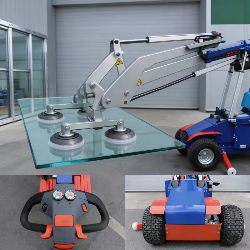 FOB工業用輸送機器信頼性の高いガラスリフターマシン6パッド - Heavy Equipment Glass のレビューと価格