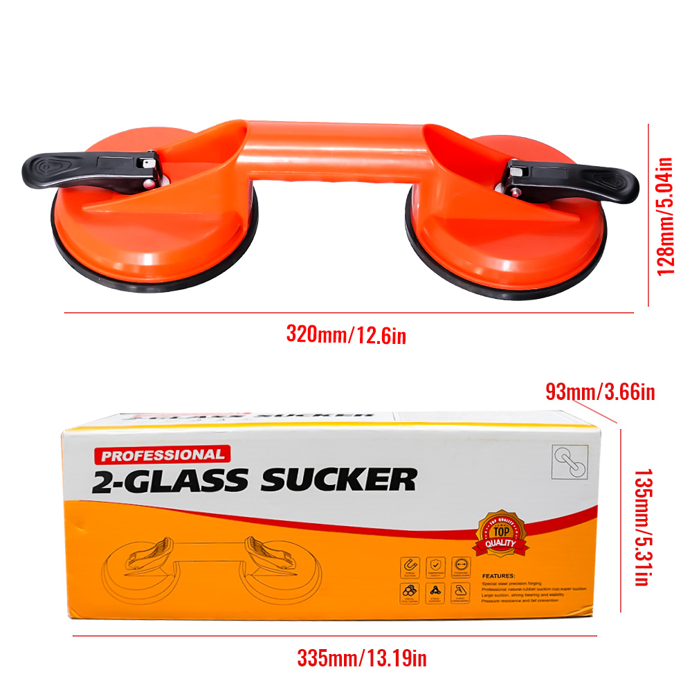 新型ヘビーデューティー真空ABSハンドルホルダー、ガラスリフ - Heavy Equipment Glass のレビューと価格